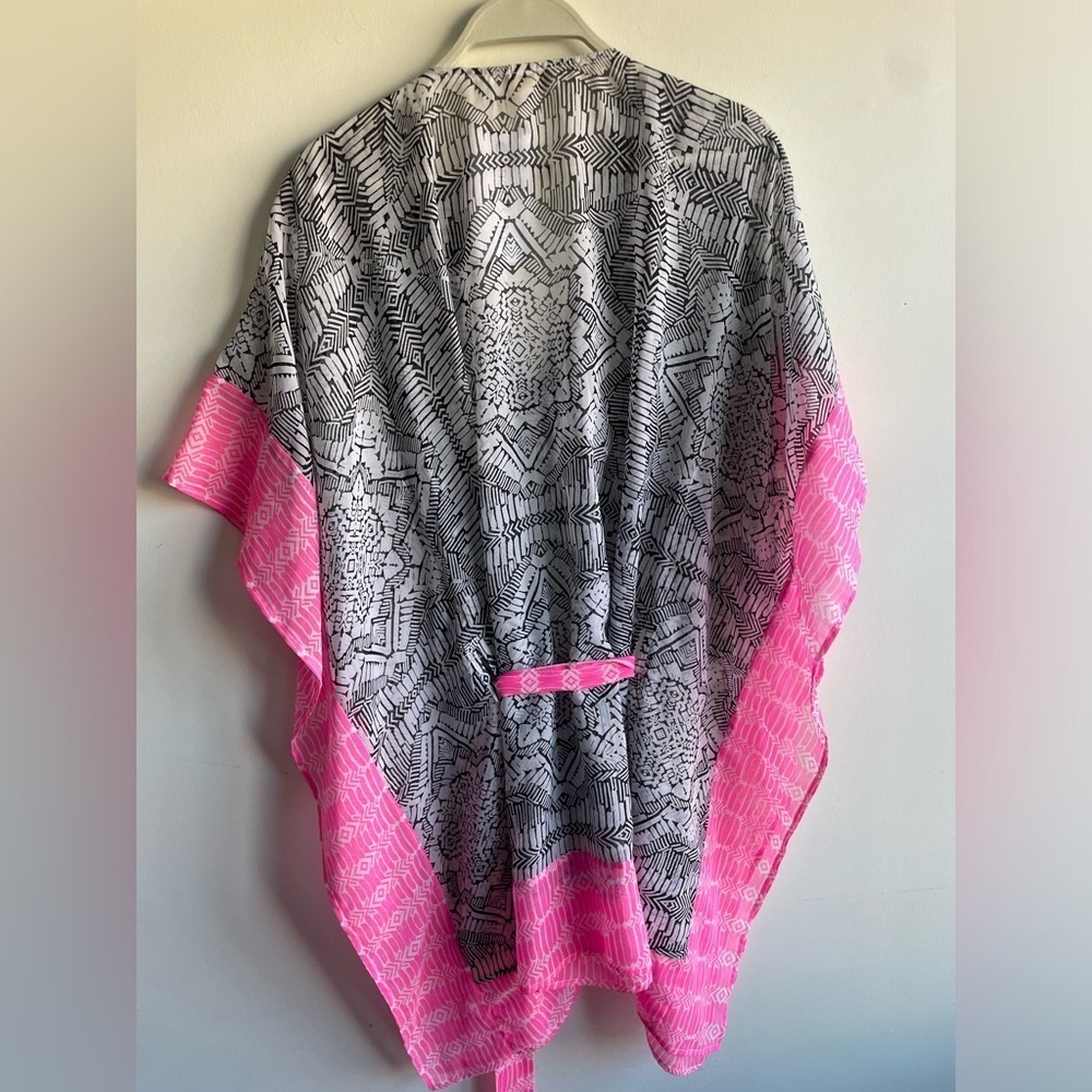 YUMI KIM|| Bejeweled kaftan coverup with a Aztec design detail Size X/S - Picture 7 of 10